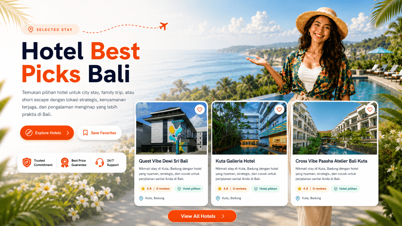 Explore favorite hotels di Bali